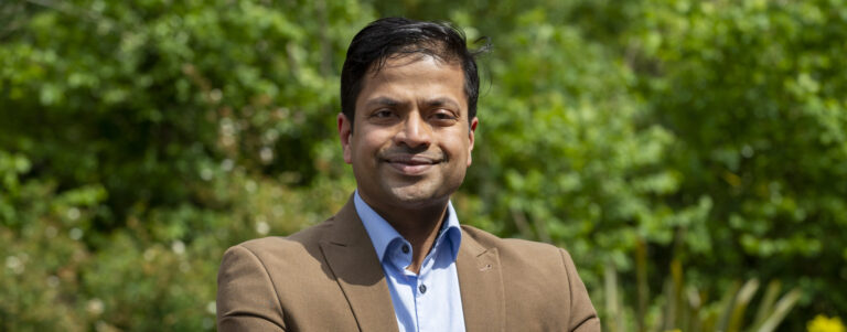 Man with his arms crossed