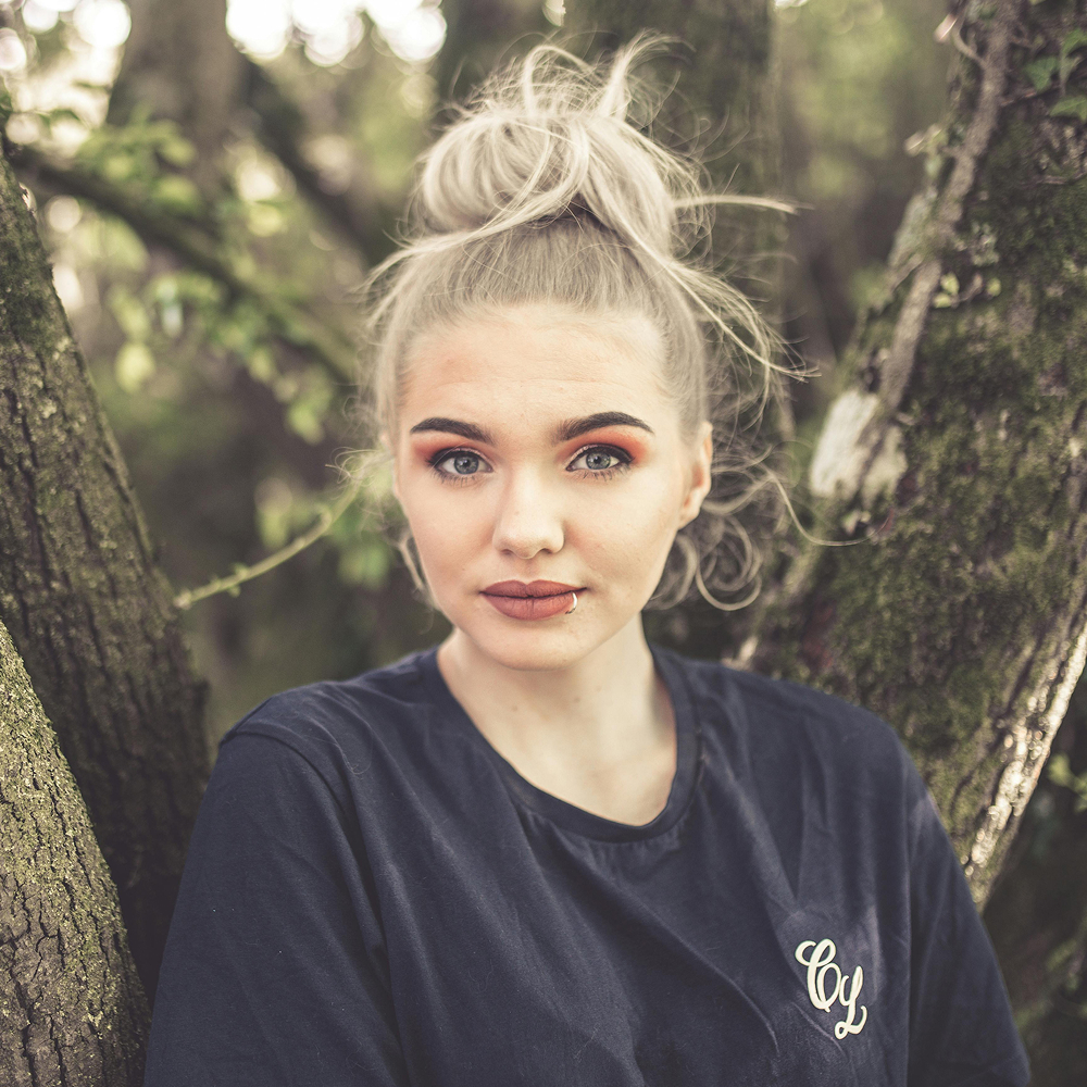 Young woman looking at the camera