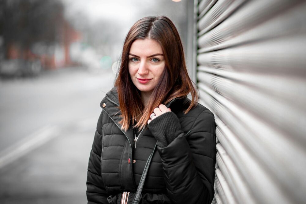 young woman smiling